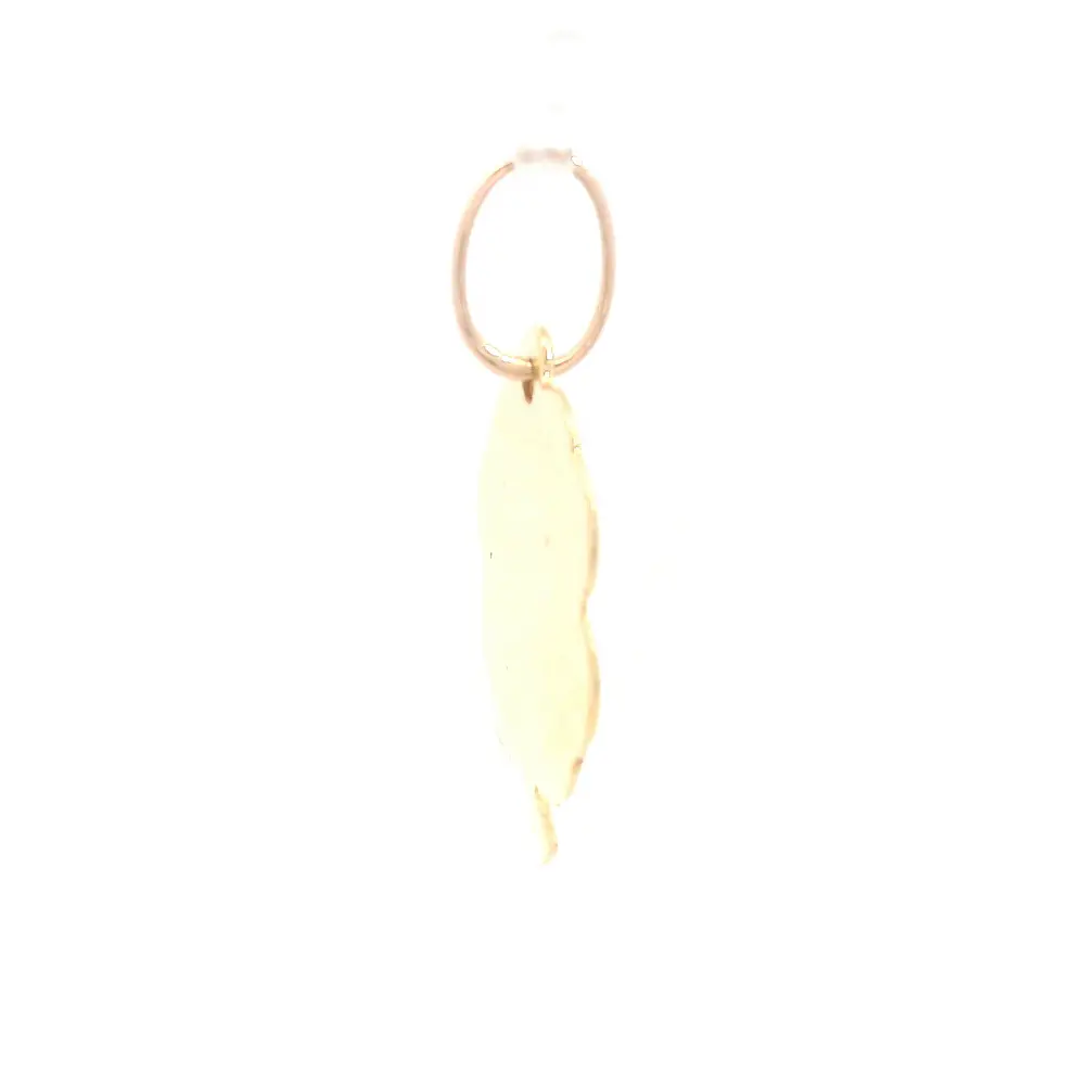 Colgante Trébol de Oro Amarillo 18K