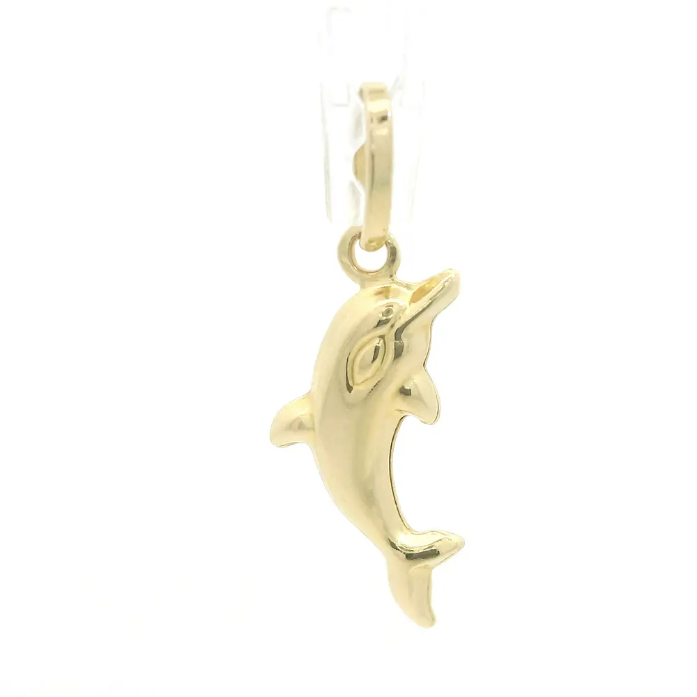 Colgante Delfín de Oro Amarillo 18K