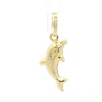 Colgante Delfín de Oro Amarillo 18K