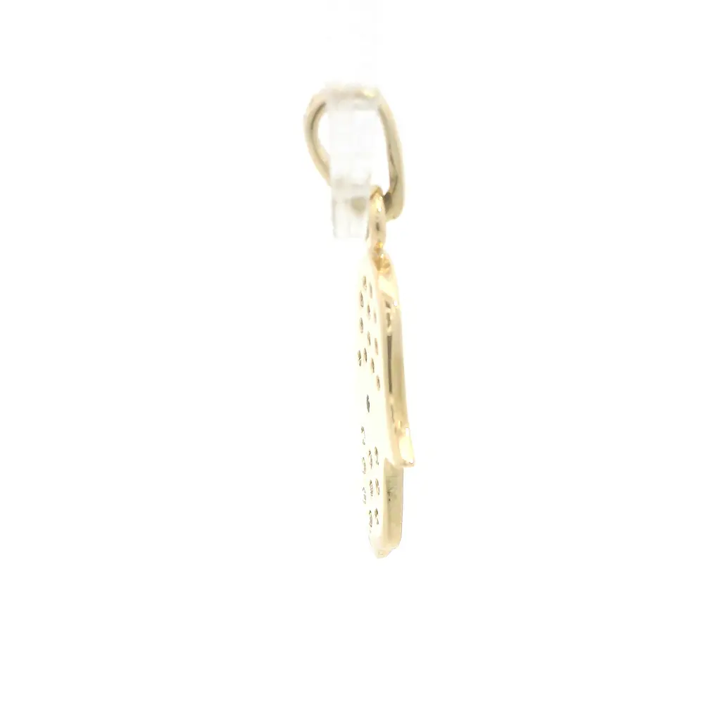 Colgante Mano de Oro Amarillo 18K