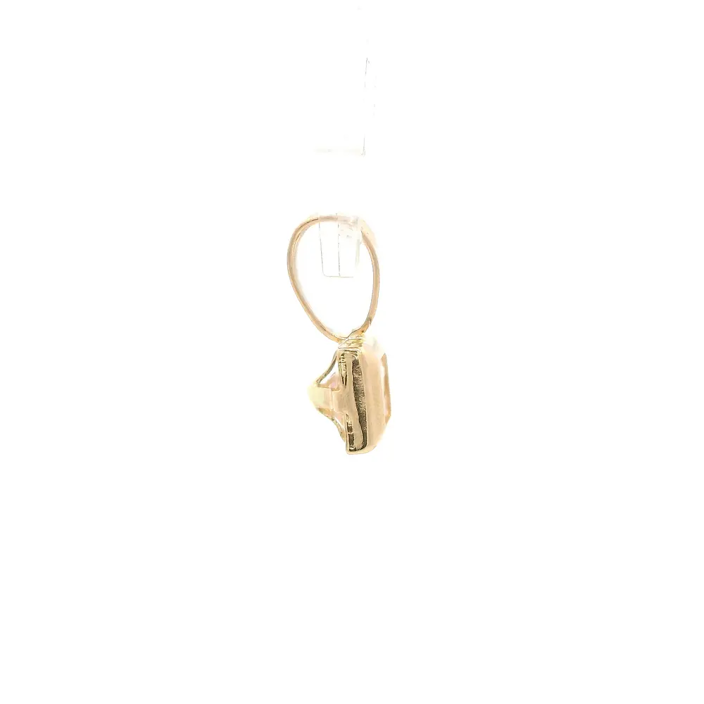Colgante Cuadrado de Oro Amarillo 18K