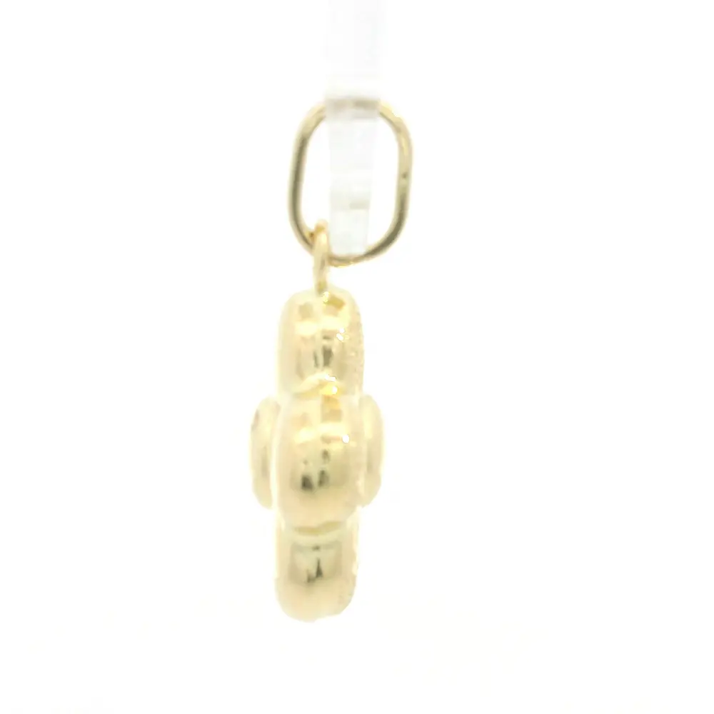 Colgante Flor de Oro Amarillo 18K