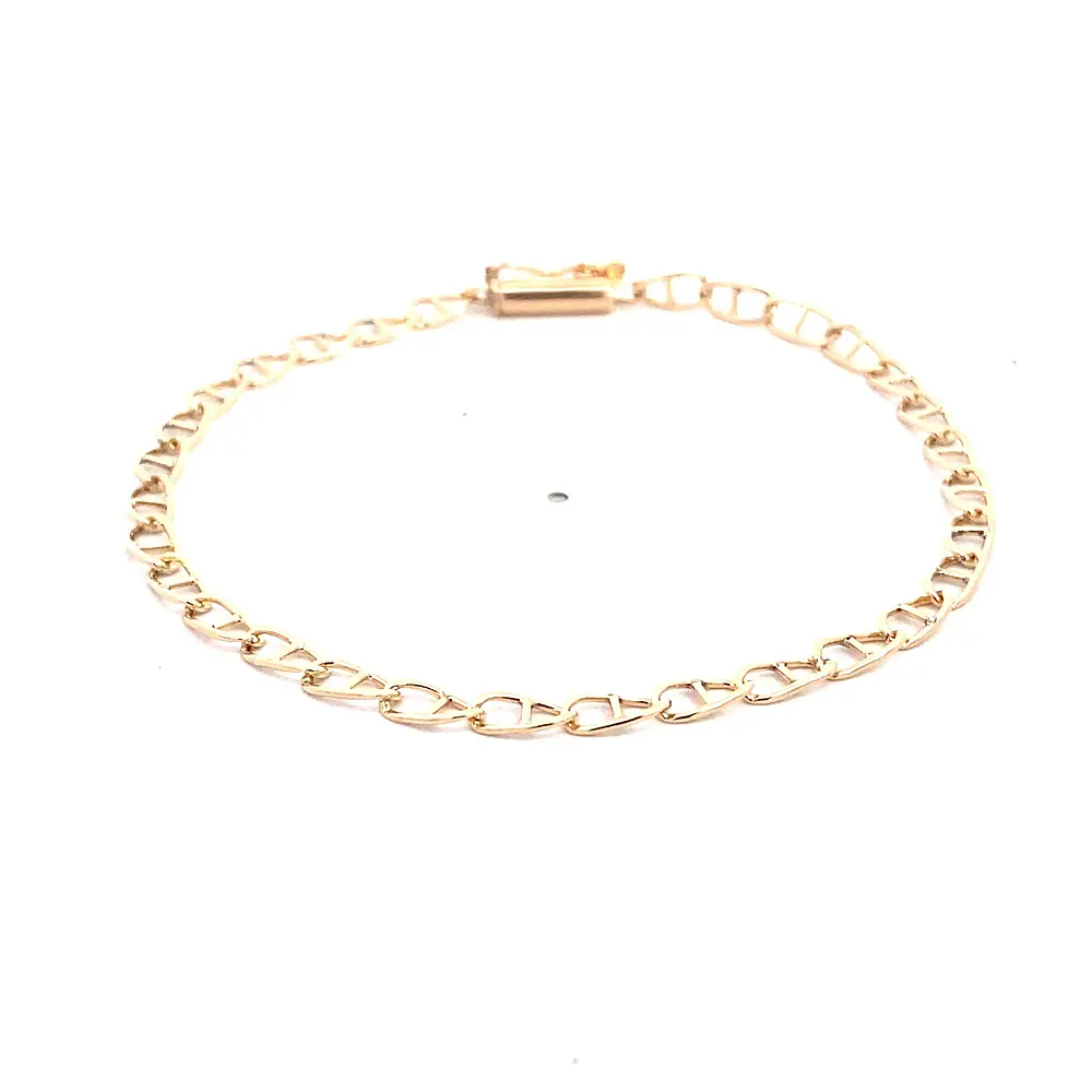 Pulsera Banana de Oro Rosado 18K