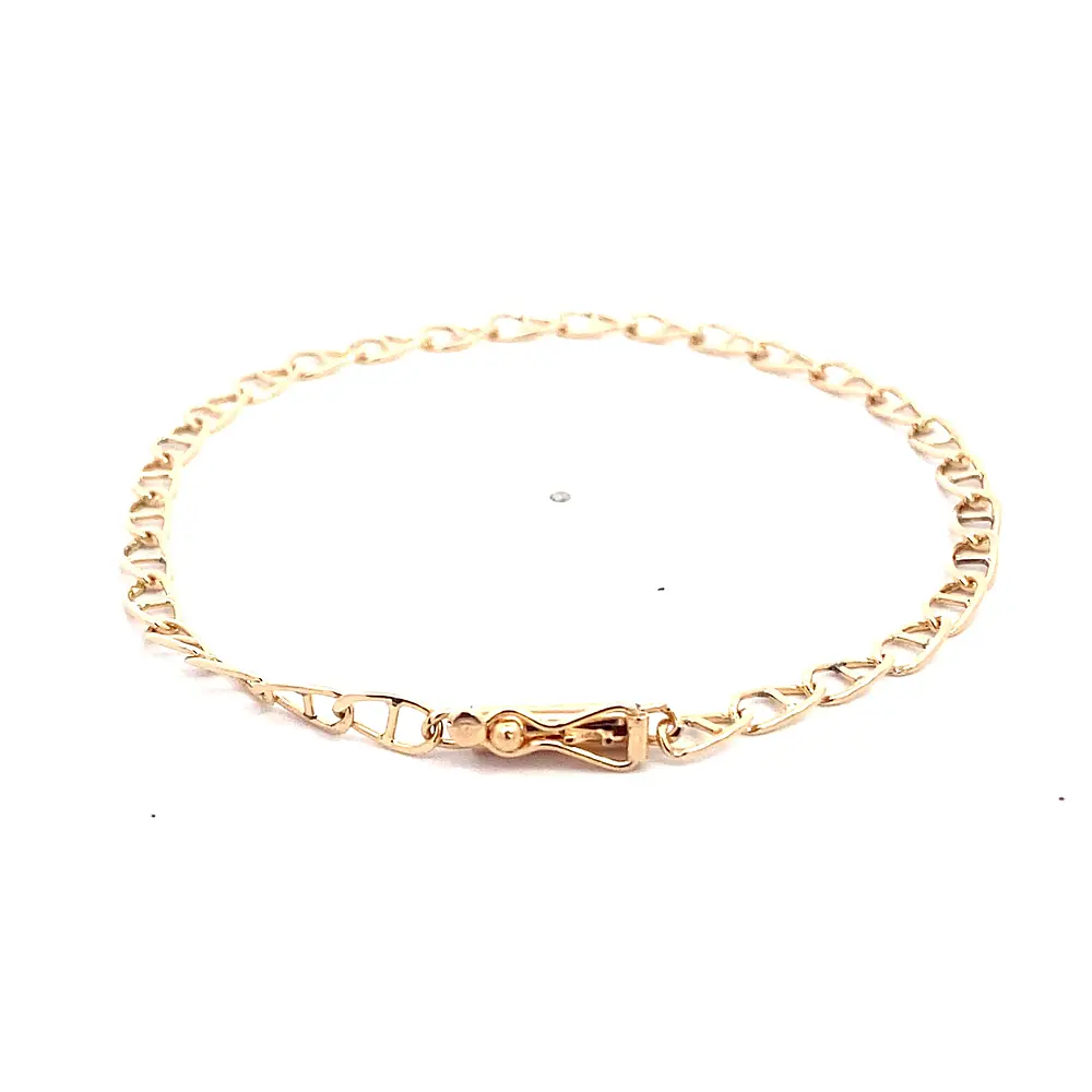 Pulsera Banana de Oro Rosado 18K