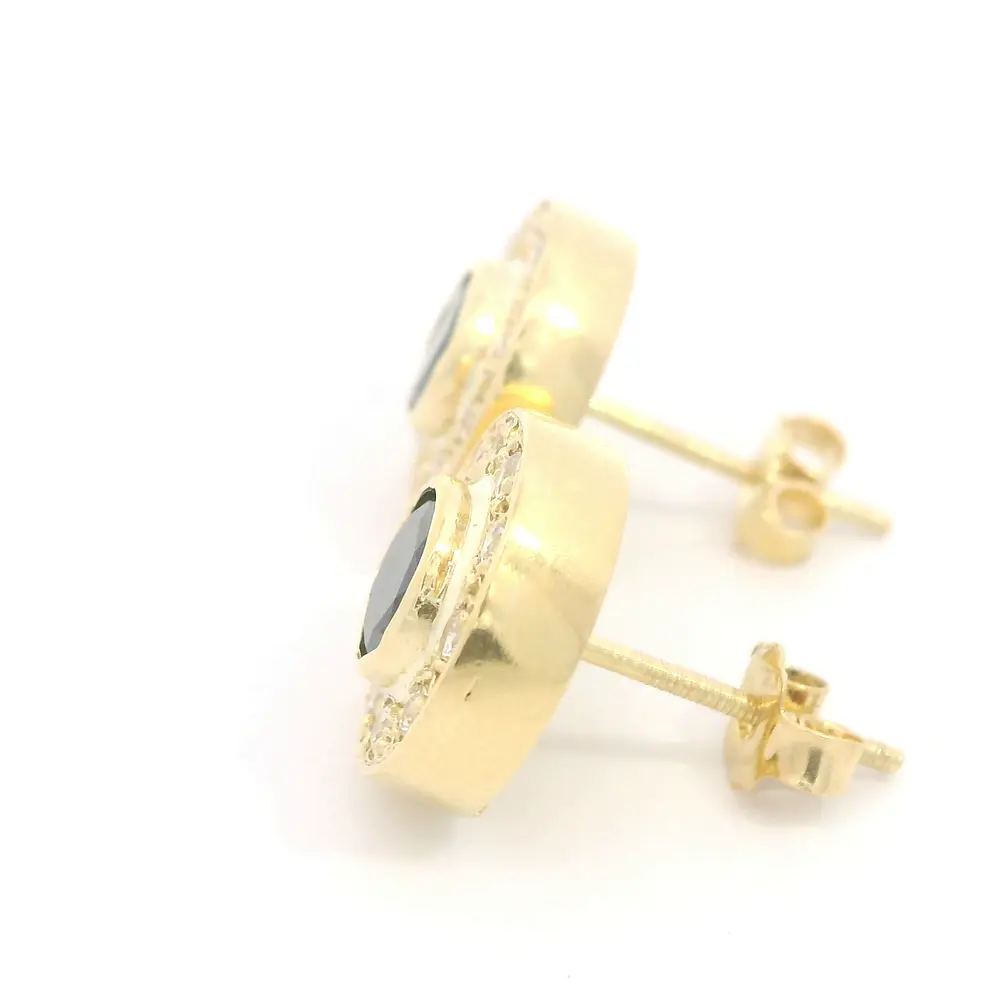 Aros Circulares de Oro Amarillo 18K