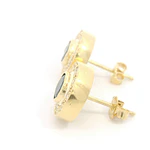 Aros Circulares de Oro Amarillo 18K