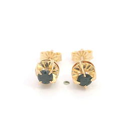 Aros Chatón de Oro Amarillo 18K