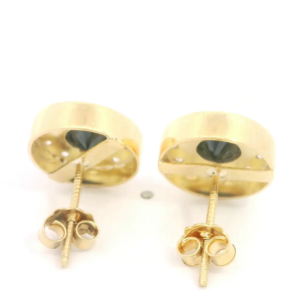 Aros Circulares de Oro Amarillo 18K