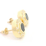 Aros Circulares de Oro Amarillo 18K