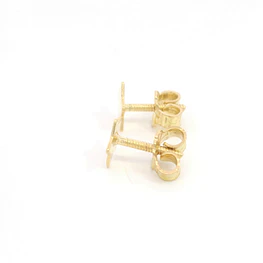 Aros Estrella de Oro Amarillo 18K