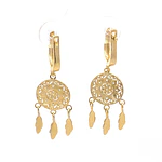 Aros Atrapasueños Oro Amarillo 18K