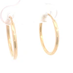 Aros Tubulares Criollos de Oro Amarillo 18K