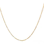 Cadena Fígaro 3x1 de Oro Amarillo 18K