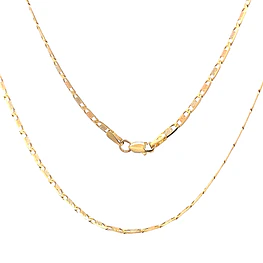 Cadena Valentino Tres Oros 18K