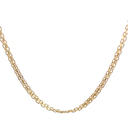 Cadena Bismark de Oro Amarillo 18K