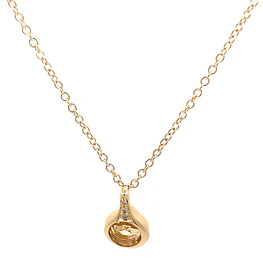 Cadena Rolo con Dije Gota Oro 18K