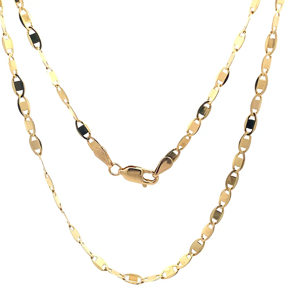 Cadena Valentino de Oro Amarillo 18K