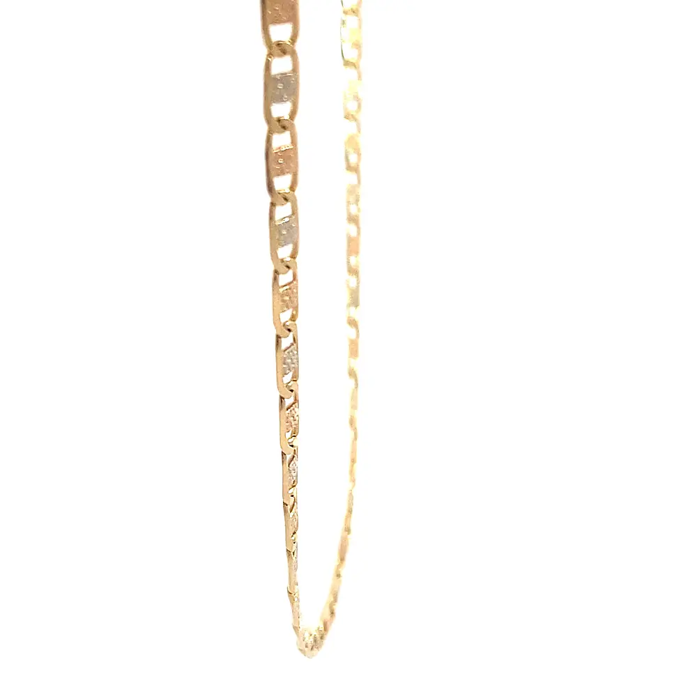 Cadena Valentino Tres Oros 18K