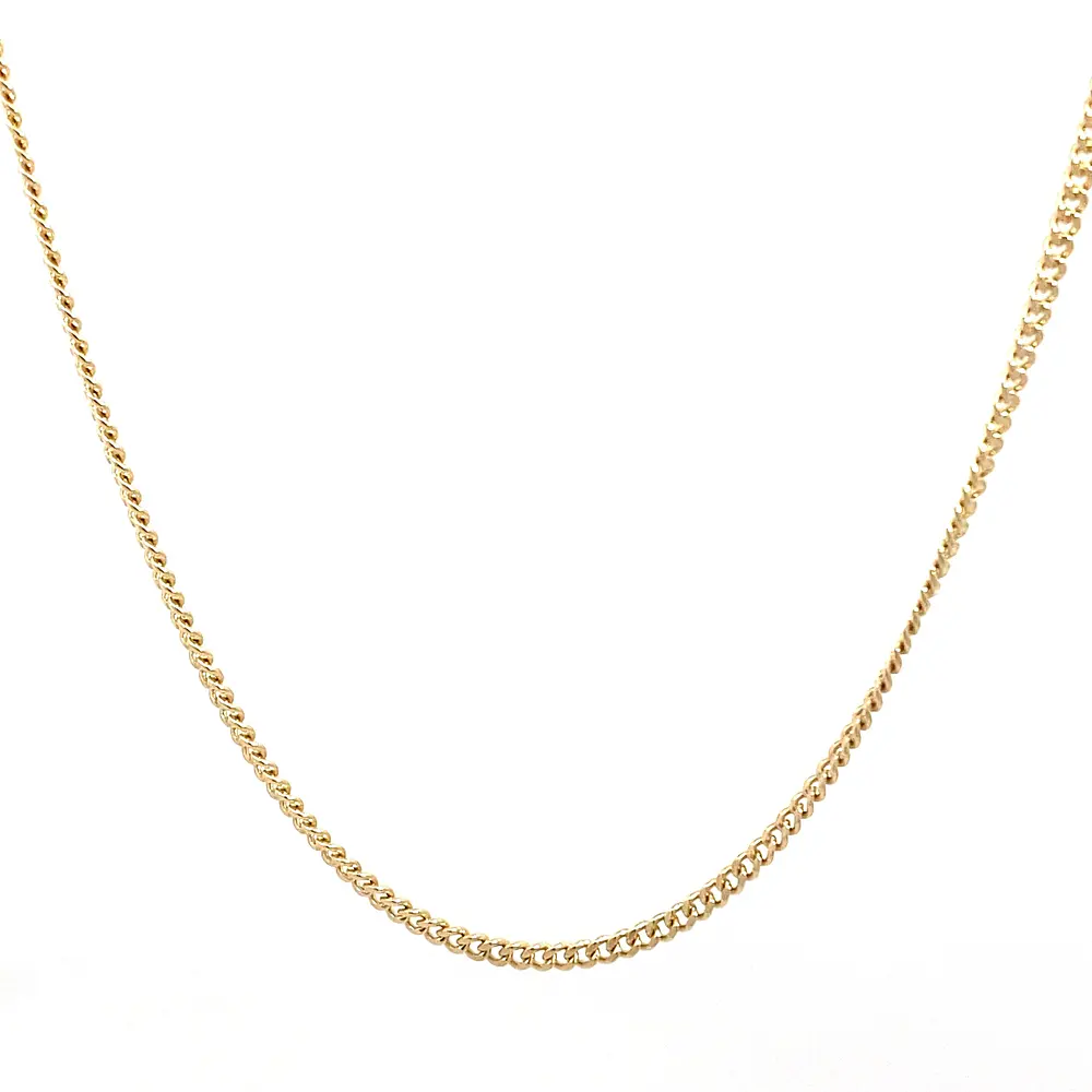 Cadena Groumet de Oro Amarillo 18K