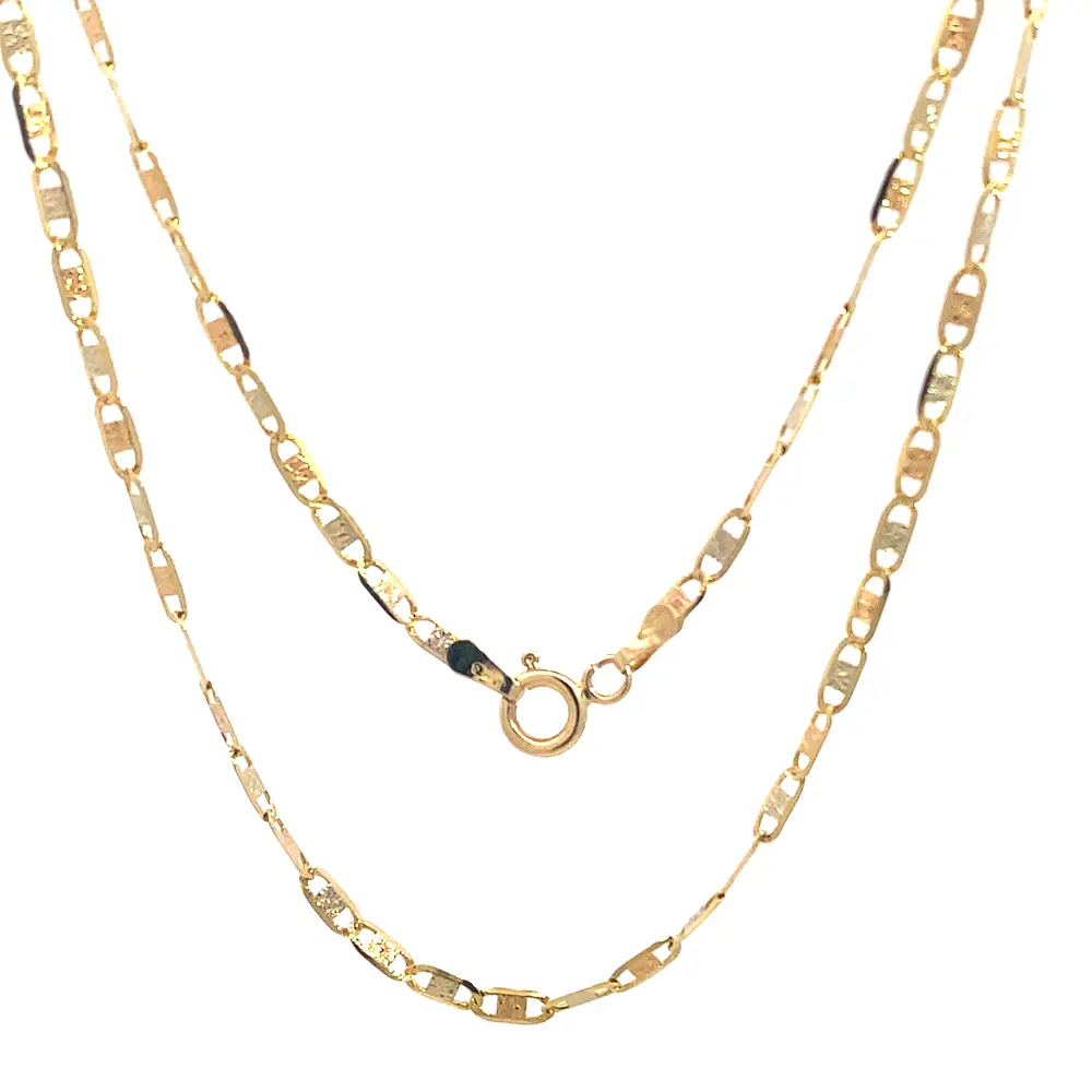 Cadena Valentino Tres Oros 18K