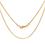 Cadena Espigada de Oro Amarillo 18K