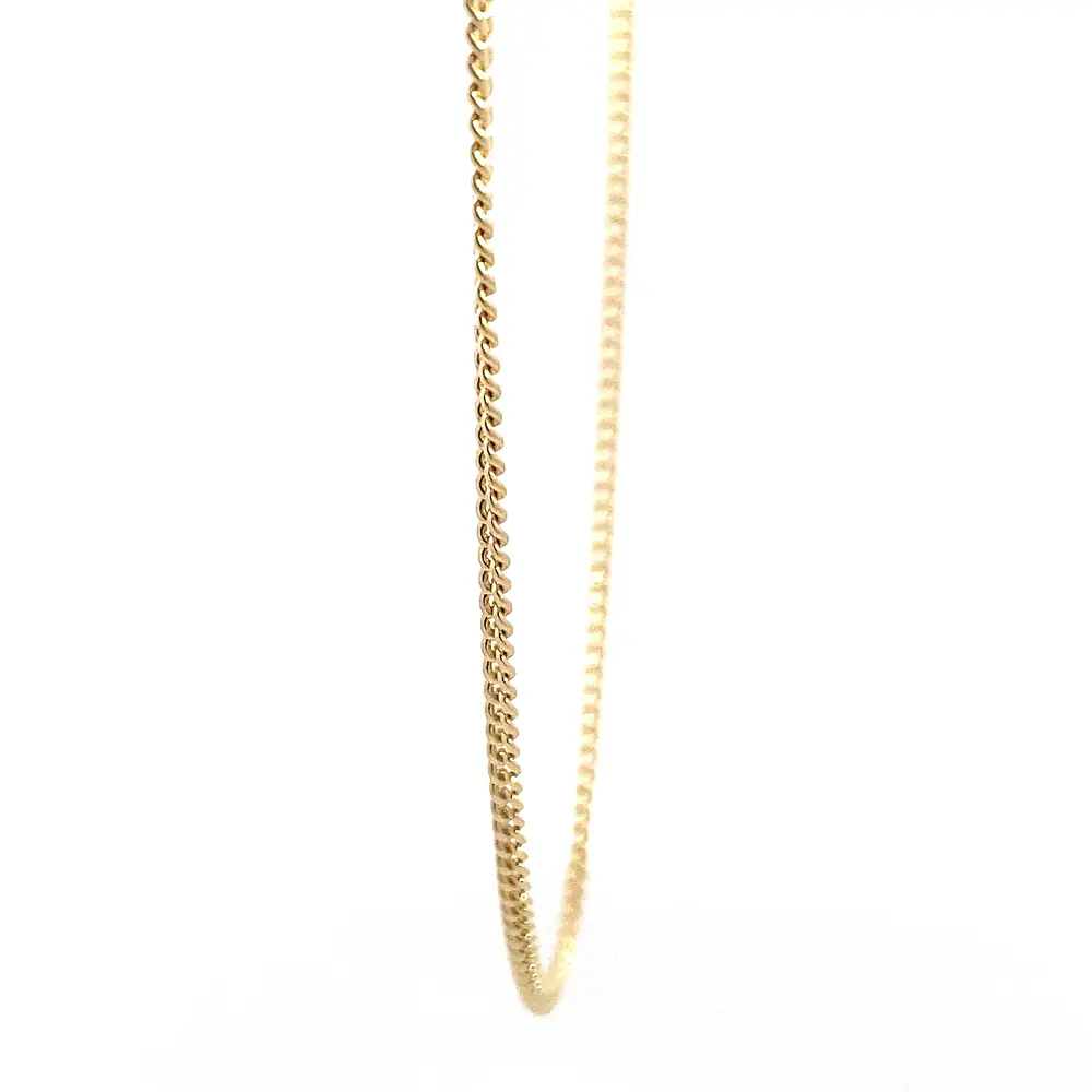 Cadena Groumet de Oro Amarillo 18K