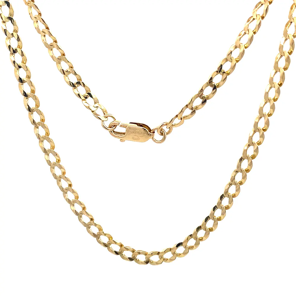 Cadena Groumet de Oro Amarillo 18K
