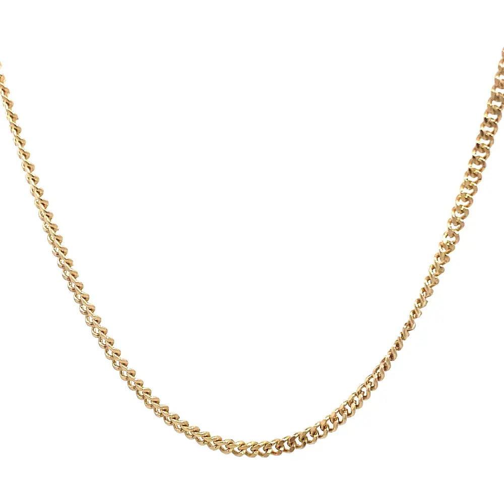 Cadena Groumet de Oro Amarillo 18K