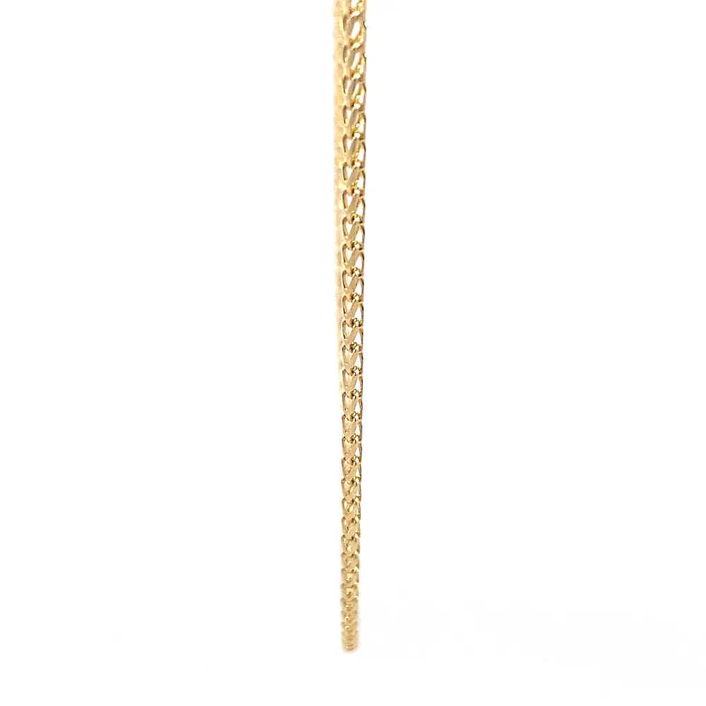 Cadena Espigada de Oro Amarillo 18K