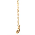 Cadena Rolo con Dije Gota Oro 18K