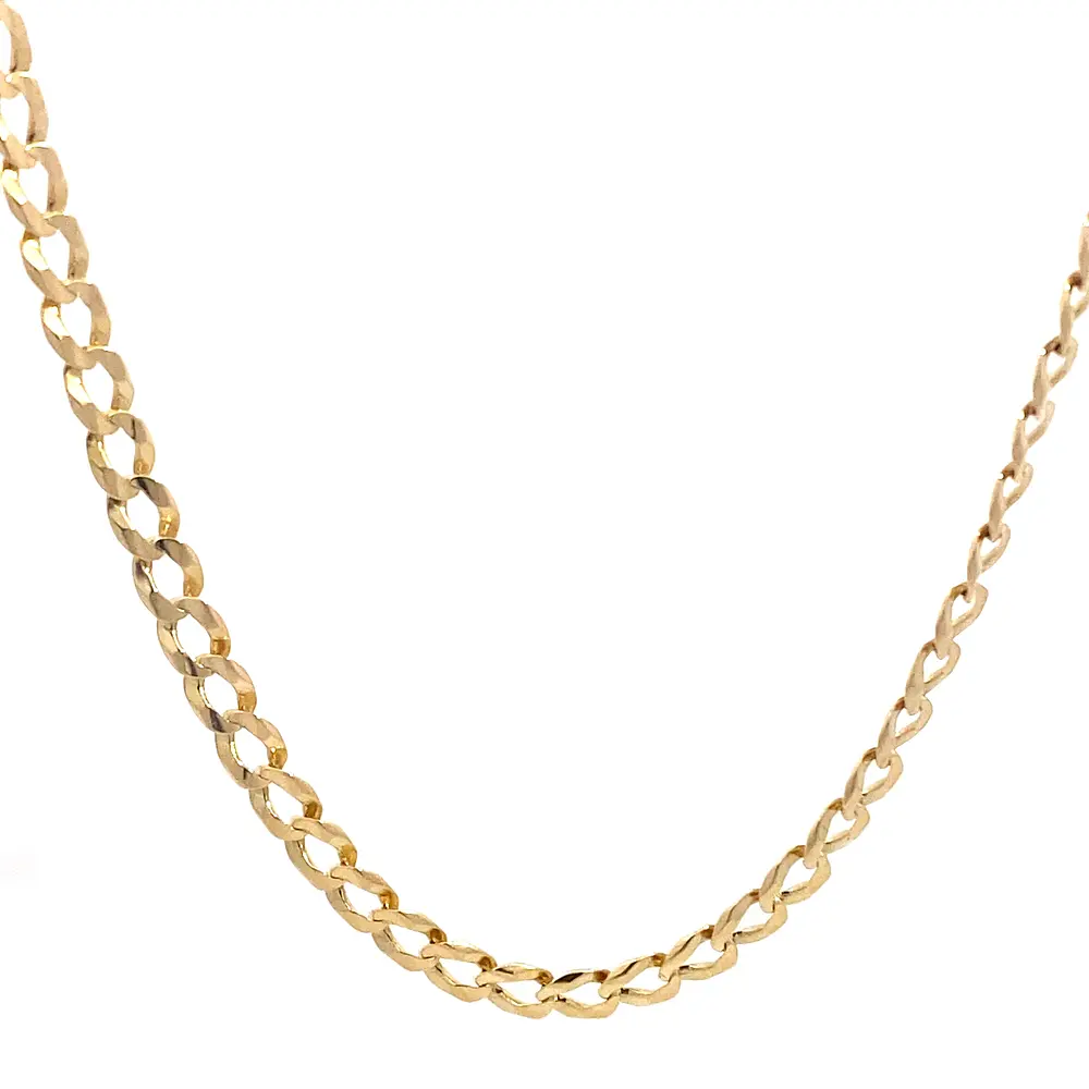 Cadena Groumet de Oro Amarillo 18K