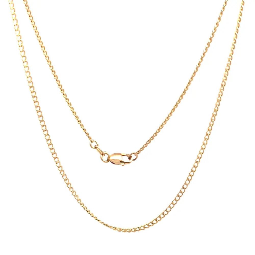 Cadena Groumet de Oro Amarillo 18K