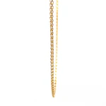 Cadena Espigada de Oro Amarillo 18K