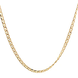 Cadena Banana de Oro Amarillo 18K