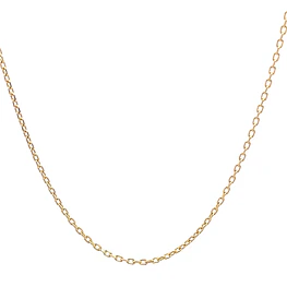 Cadena Limada de Oro Amarillo 18K