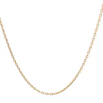 Cadena Limada de Oro Amarillo 18K