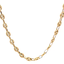 Cadena Marinero de Oro Amarillo 18K