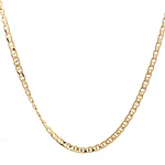 Cadena Banana de Oro Amarillo 18K