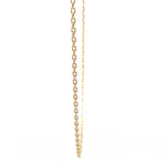 Cadena Limada de Oro Amarillo 18K
