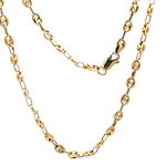 Cadena Marinero de Oro Amarillo 18K