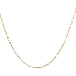 Cadena Fígaro 3x1 de Oro Amarillo 18K