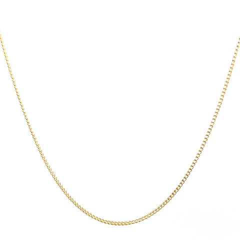Cadena Groumet de Oro Amarillo 18K