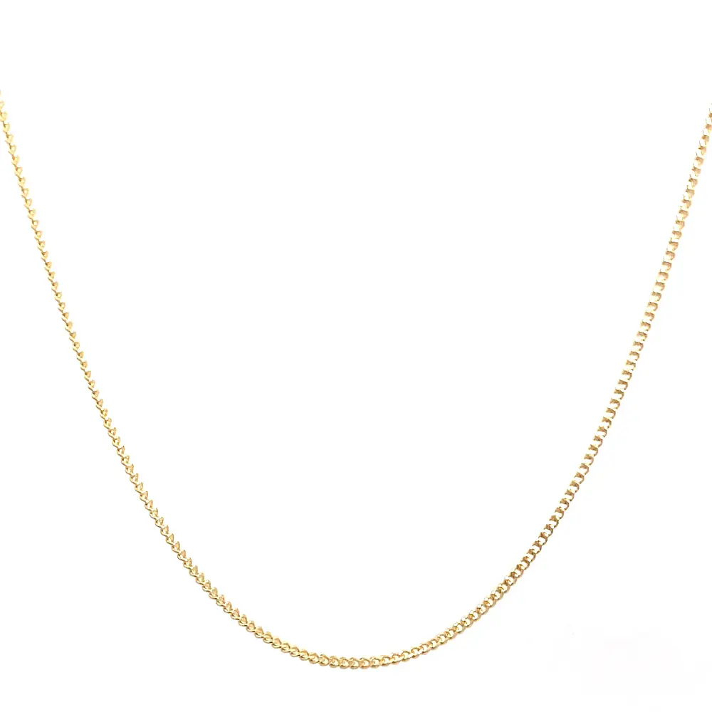 Cadena Groumet de Oro Amarillo 18K