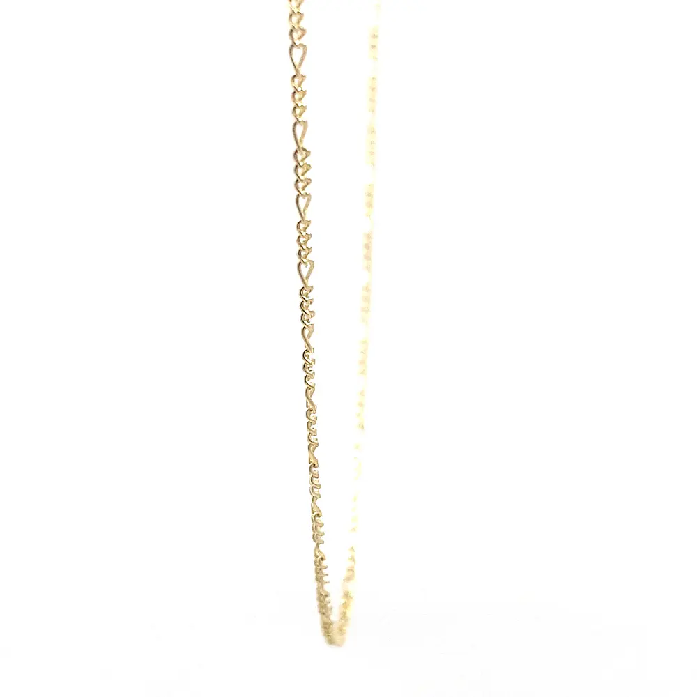 Cadena Fígaro 3x1 de Oro Amarillo 18K