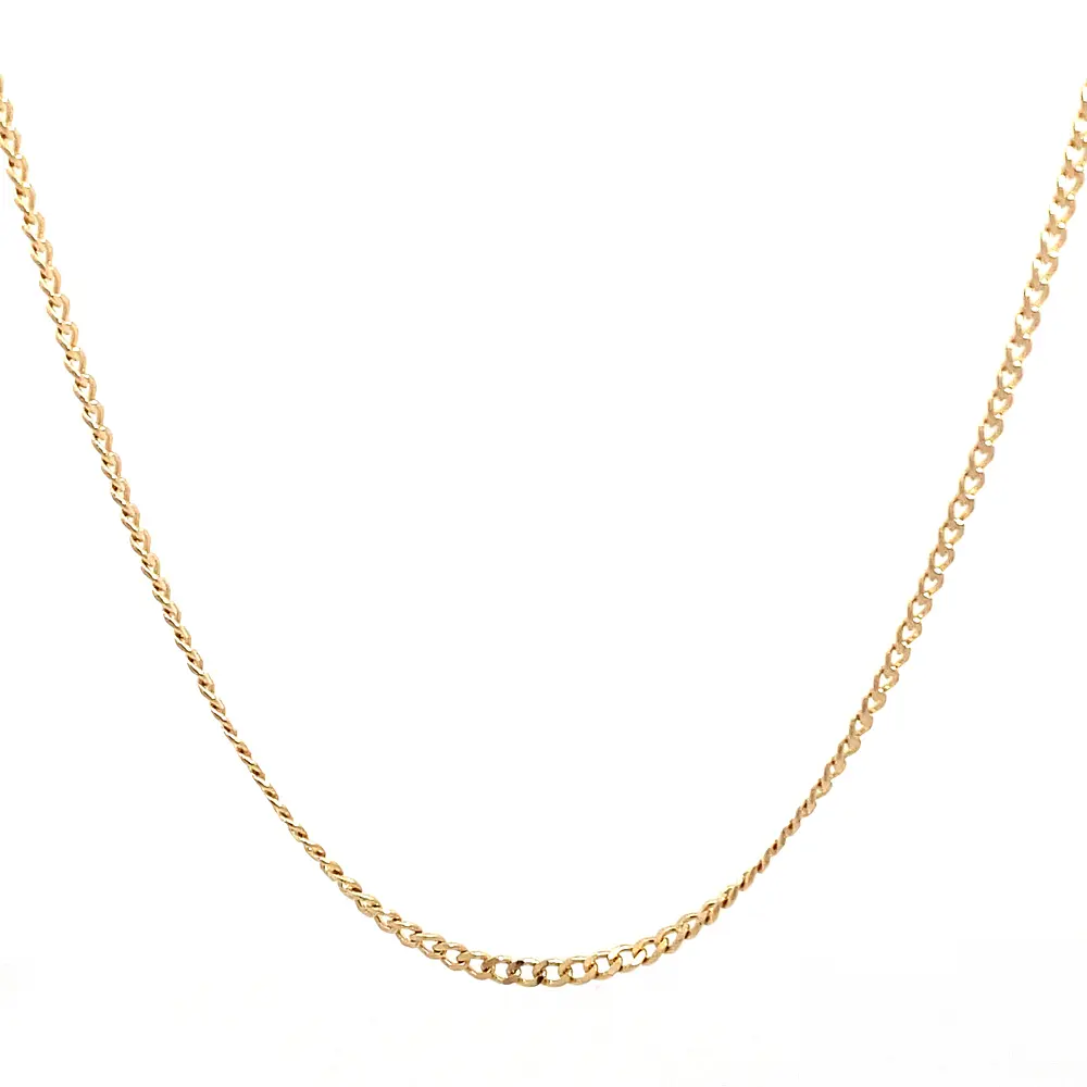 Cadena Groumet de Oro Amarillo 18K