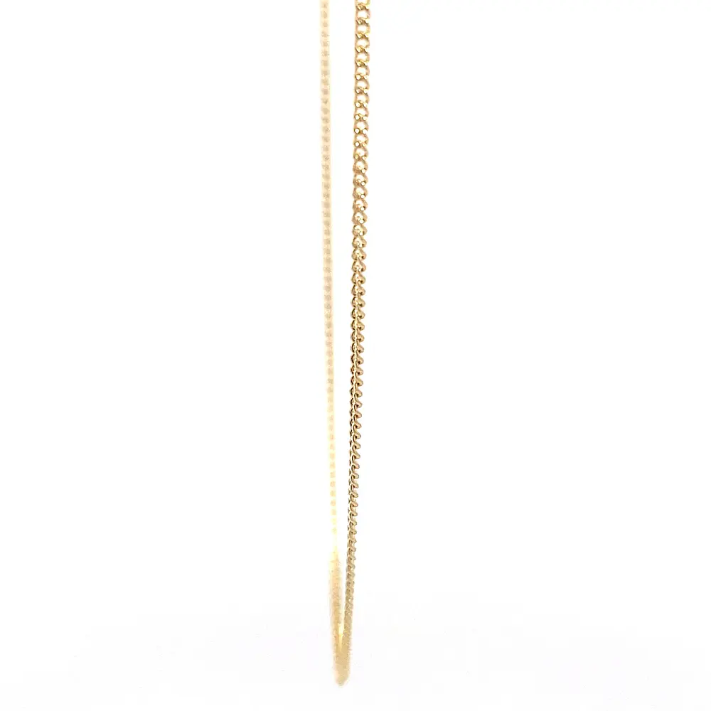 Cadena Groumet de Oro Amarillo 18K