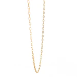 Cadena Limada de Oro Amarillo 18K