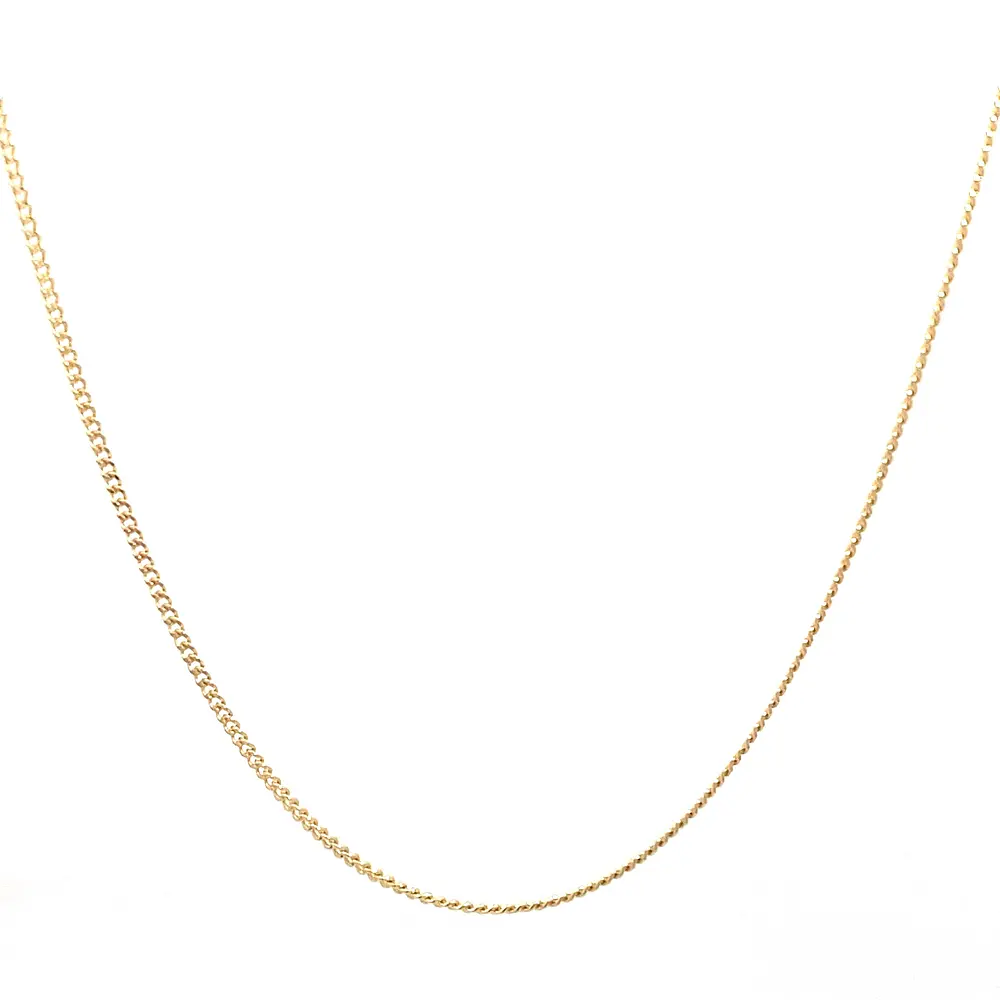 Cadena Groumet de Oro Amarillo 18K