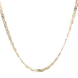 Cadena Banana de Oro Amarillo 18K