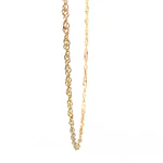 Cadena Singapur Tres Oros 18K